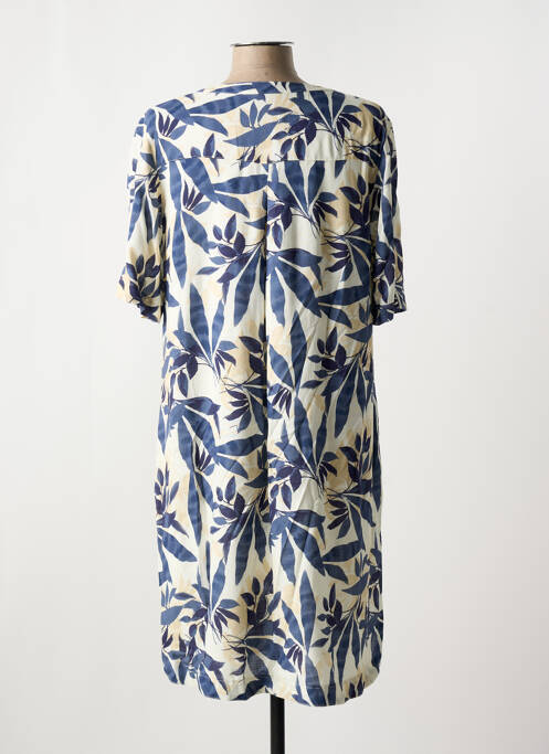 Robe mi-longue bleu GRIFFON pour femme