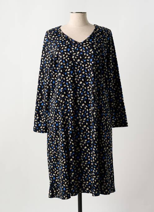 Robe mi-longue noir GUY DUBOUIS pour femme