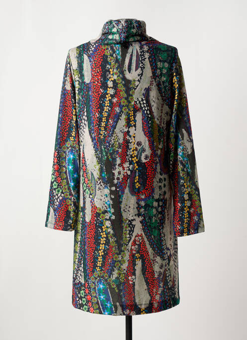 Robe mi-longue noir MALOKA pour femme