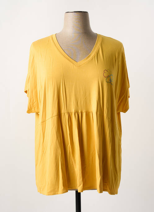 T-shirt jaune GRIFFON pour femme