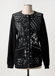 Veste casual col rond noir MERI & ESCA femme