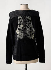 Gilet manches longues noir MERI & ESCA pour femme seconde vue