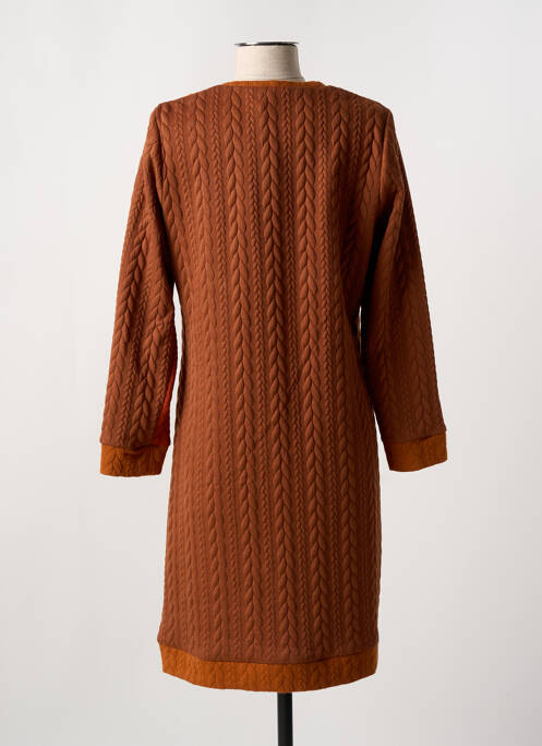 Robe mi-longue orange MERI & ESCA pour femme