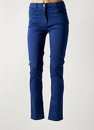 Pantalon slim poches bleu DIANE LAURY femme