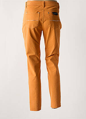 Pantalon slim poches jaune ANNA MONTANA femme