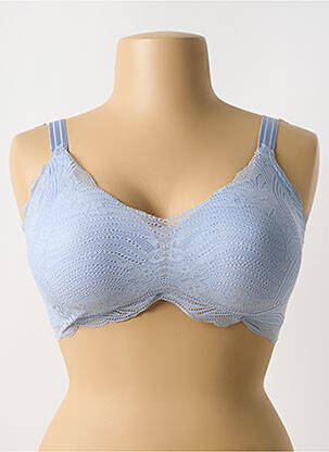 Soutien-gorge sans armature haut soutien-gorge moulé bleu TRIUMPH femme