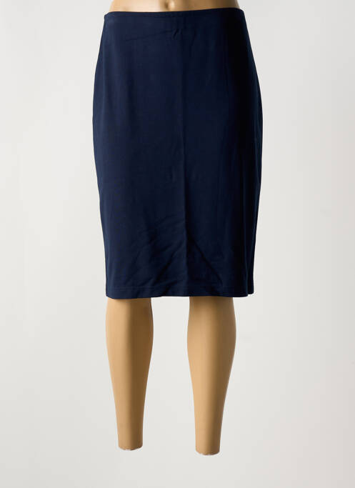 Jupe mi-longue bleu BARBARA LEBEK pour femme