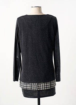 Tunique manches longues col rond noir MERI & ESCA femme