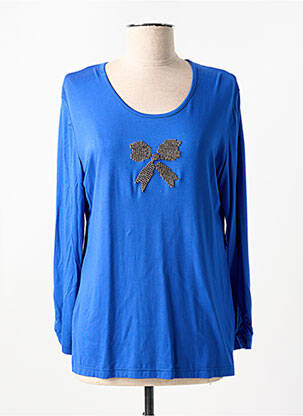 T-shirt manches longues manches longues bleu MERI & ESCA femme