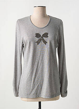 T-shirt manches longues manches longues gris MERI & ESCA femme