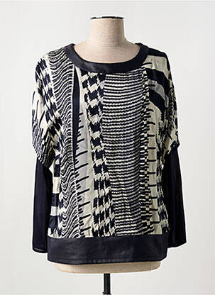 Top coupe fluide manches longues noir MERI & ESCA femme