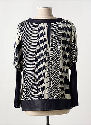Top coupe fluide manches longues noir MERI & ESCA femme
