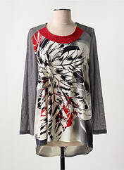 Tunique manches longues gris MERI & ESCA pour femme seconde vue