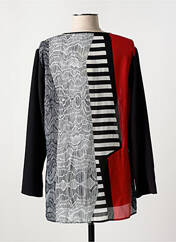 Tunique manches longues noir FRANCE RIVOIRE pour femme seconde vue