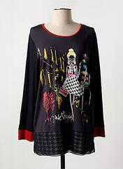 Tunique manches longues noir GUY DUBOUIS pour femme seconde vue