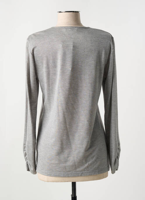 T-shirt gris MERI & ESCA pour femme
