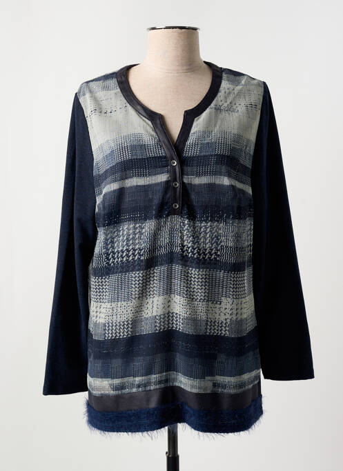 Tunique manches longues bleu MERI & ESCA pour femme