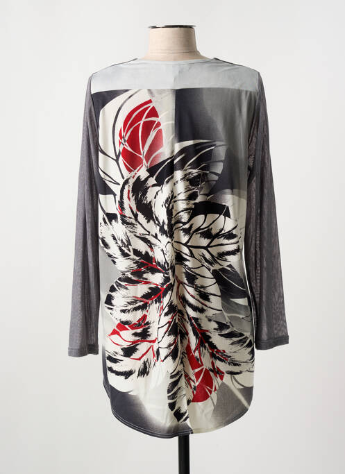 Tunique manches longues gris MERI & ESCA pour femme