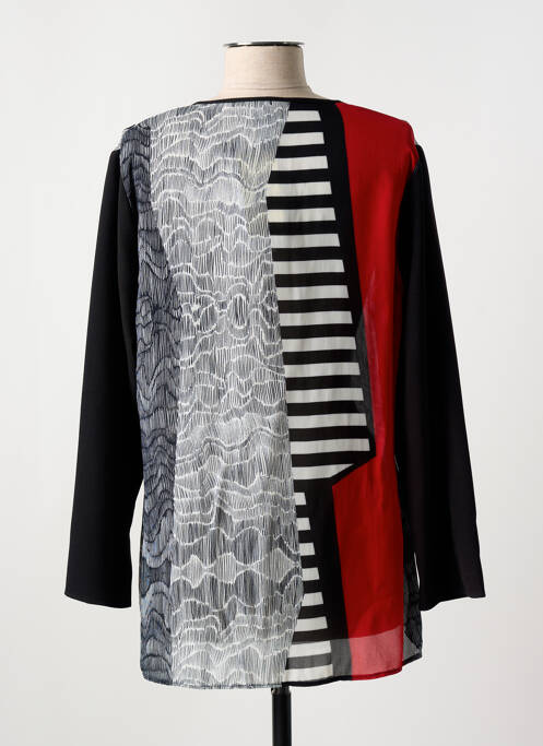 Tunique manches longues noir FRANCE RIVOIRE femme