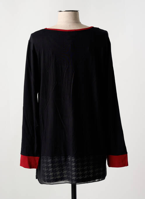 Tunique manches longues noir GUY DUBOUIS pour femme