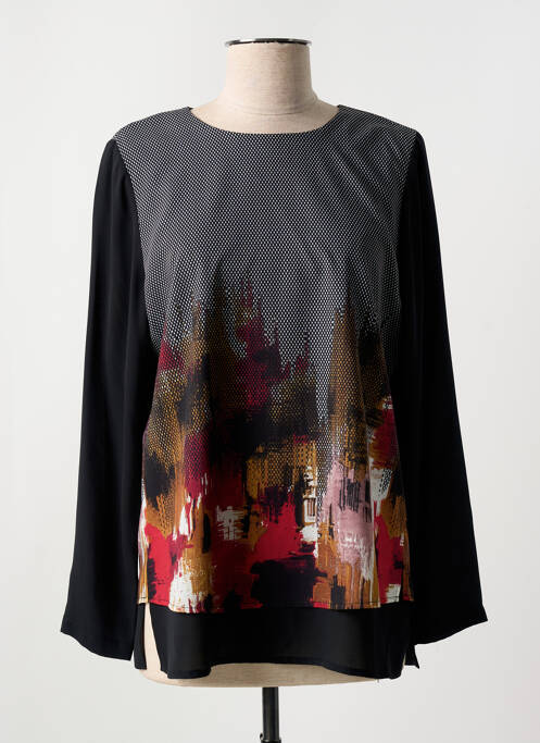 Tunique manches longues noir GUY DUBOUIS pour femme