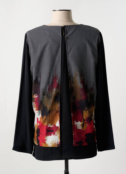 Tunique manches longues noir GUY DUBOUIS pour femme