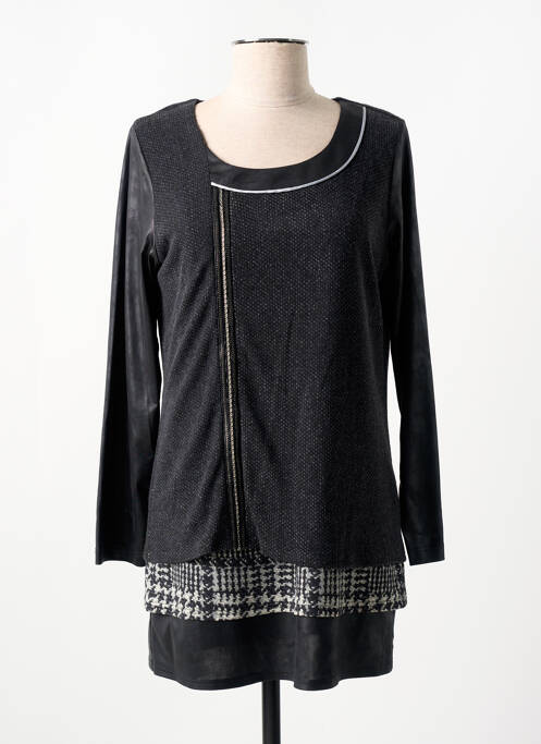 Tunique manches longues noir MERI & ESCA pour femme