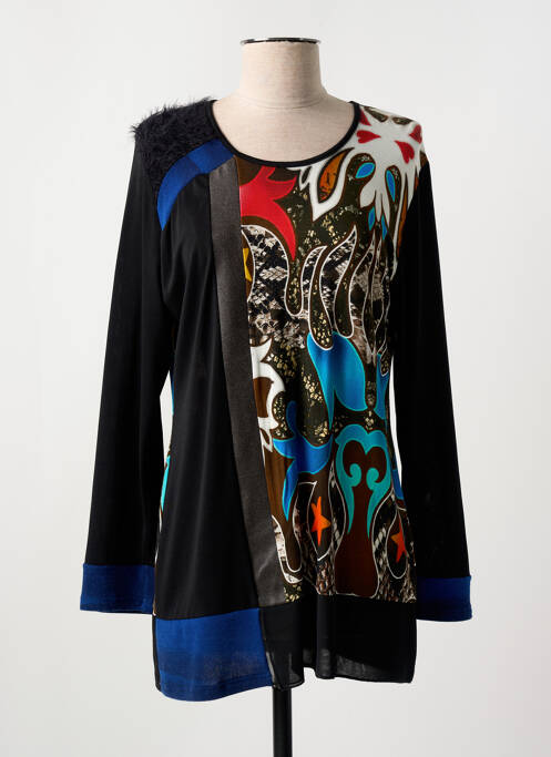 Tunique manches longues noir MERI & ESCA pour femme