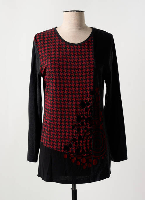 Tunique manches longues rouge GUY DUBOUIS pour femme