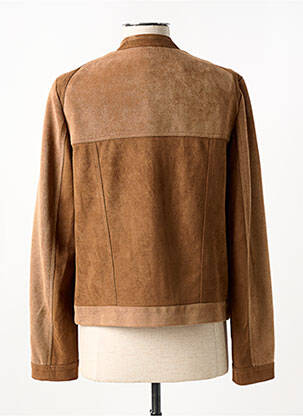 Veste casual col rond marron MERI & ESCA femme