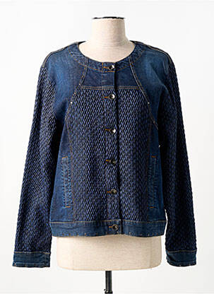 Veste en jean manches longues bleu MERI & ESCA femme