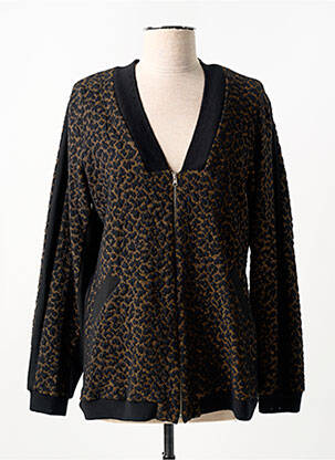 Veste casual finition intérieure doublée noir MERI & ESCA femme