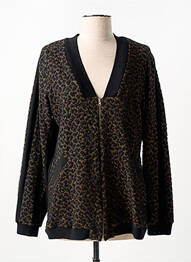 Veste casual finition intérieure doublée noir MERI & ESCA femme