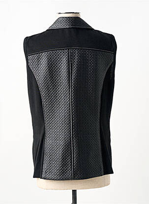 Veste casual coupe droite noir FRANCE RIVOIRE femme