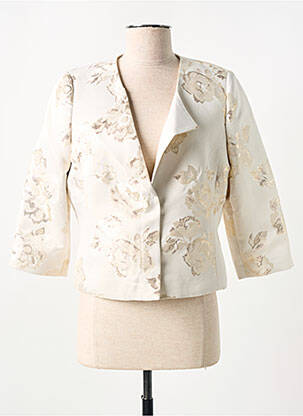 Veste chic finition intérieure doublée blanc MERI & ESCA femme