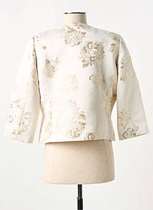 Veste chic finition intérieure doublée blanc MERI & ESCA femme