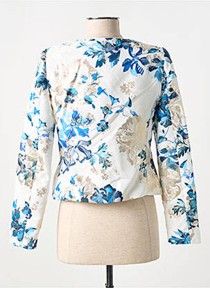 Veste chic manches 3/4 bleu MERI & ESCA femme