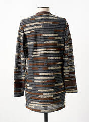 Gilet manches longues marron MERI & ESCA pour femme seconde vue