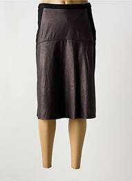 Jupe mi-longue coupe droite noir MERI & ESCA femme