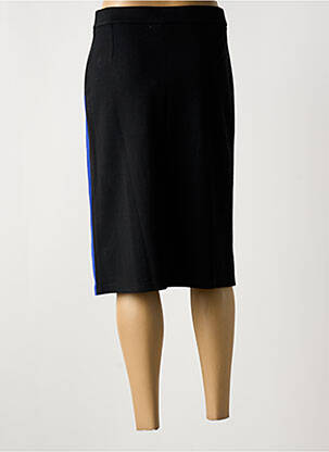 Jupe mi-longue stretch noir GUY DUBOUIS femme