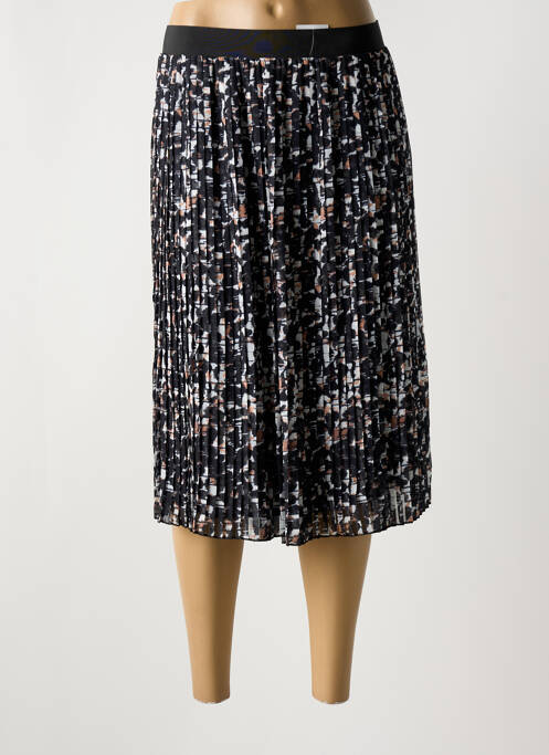 Jupe mi-longue noir GUY DUBOUIS pour femme