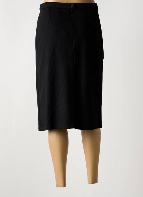 Jupe mi-longue noir GUY DUBOUIS pour femme