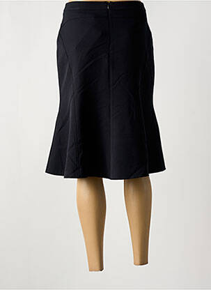 Jupe mi-longue stretch noir GUY DUBOUIS femme