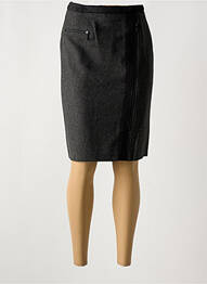 Jupe mi-longue taille normale gris GUY DUBOUIS femme