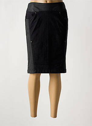 Jupe mi-longue coupe droite noir MERI & ESCA femme