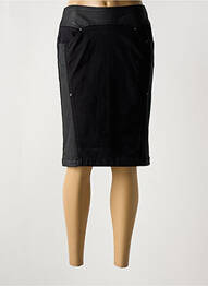 Jupe mi-longue coupe droite noir MERI & ESCA femme