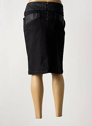 Jupe mi-longue coupe droite noir MERI & ESCA femme