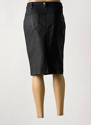 Jupe mi-longue stretch noir MERI & ESCA femme