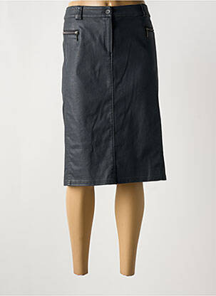 Jupe mi-longue coupe droite gris MERI & ESCA femme