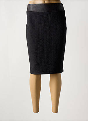 Jupe mi-longue stretch noir MERI & ESCA femme